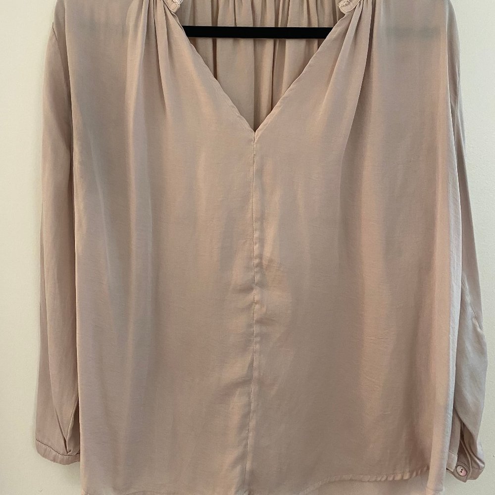 Light Pink Silky Blouse
